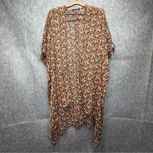 Black Tape_‎ Women's Floral Print Kimono- Sz 3X